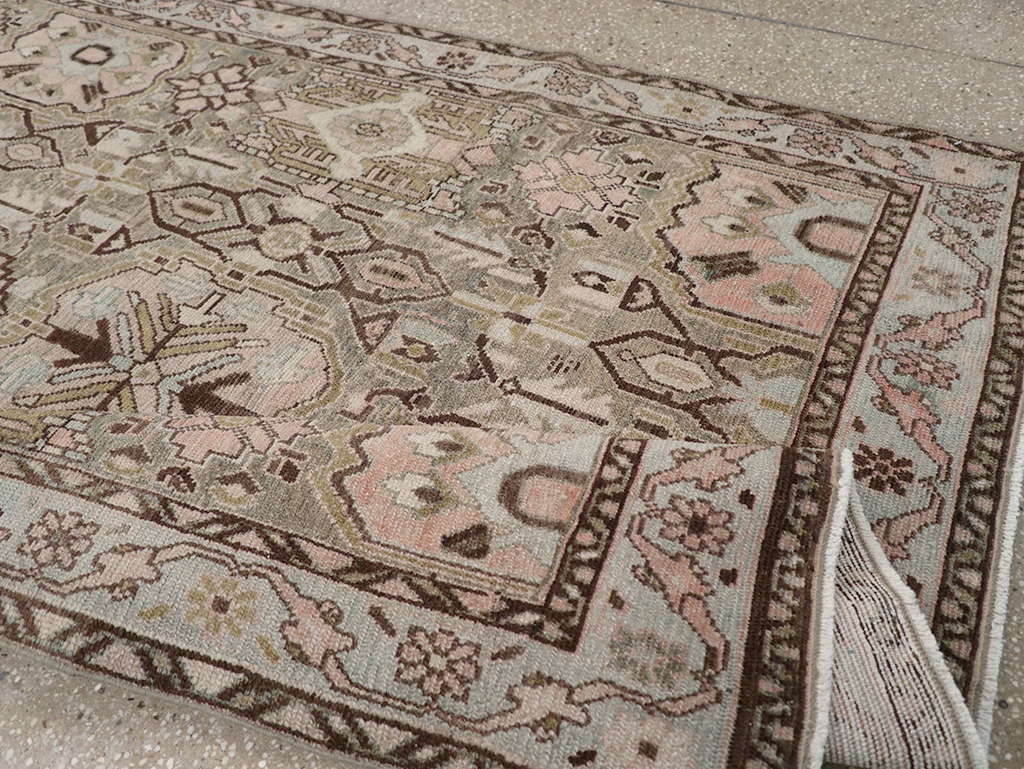 Vintage Persian Malayer Accent Rug, No.32733 - Galerie Shabab