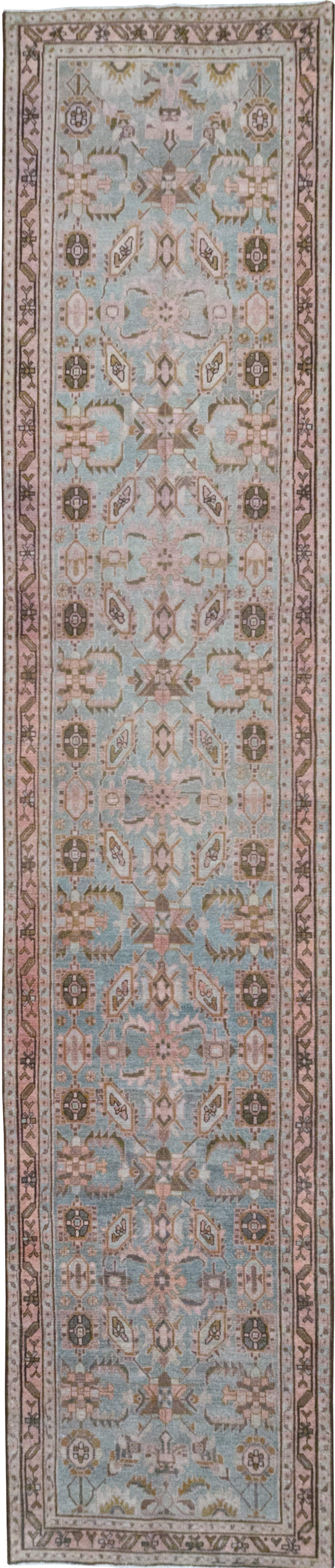 Vintage Persian Malayer Long Runner, No.32735 - Galerie Shabab