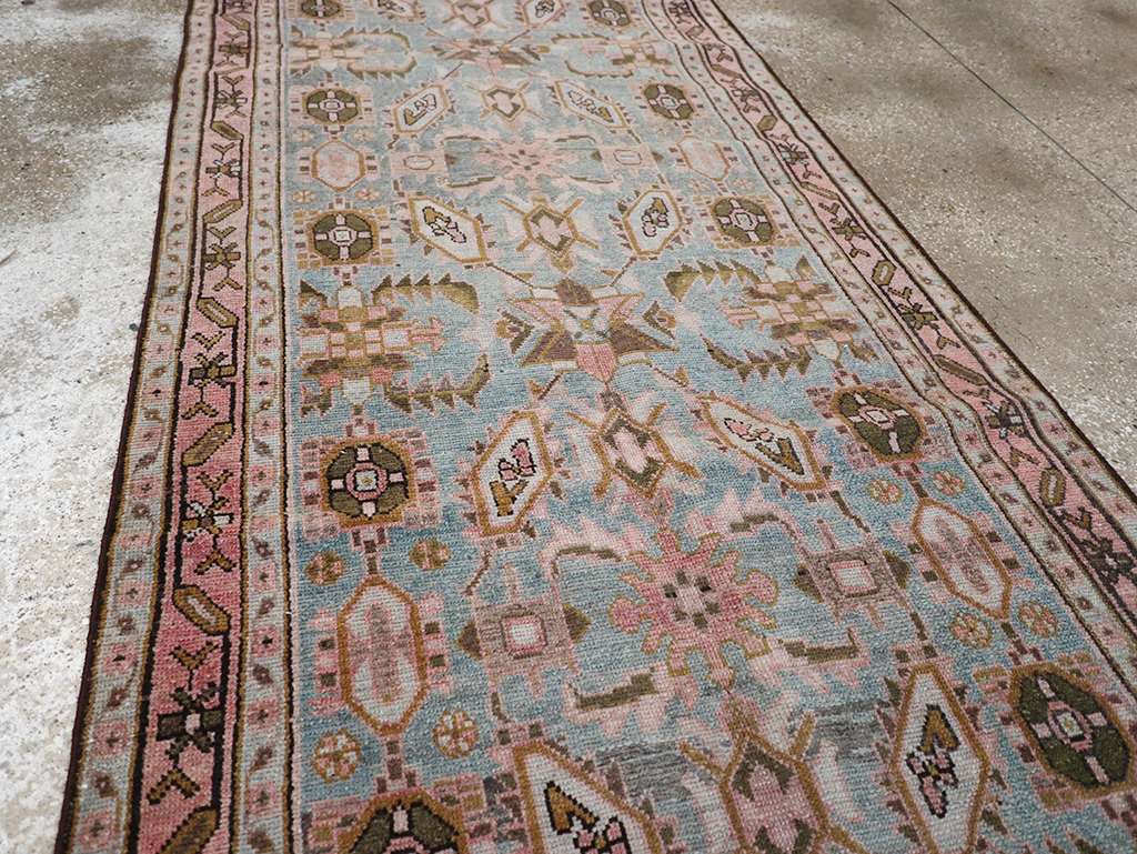 Vintage Persian Malayer Long Runner, No.32735 - Galerie Shabab