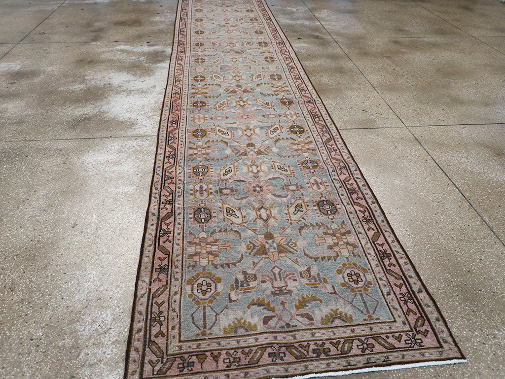 Vintage Persian Malayer Long Runner, No.32735 - Galerie Shabab
