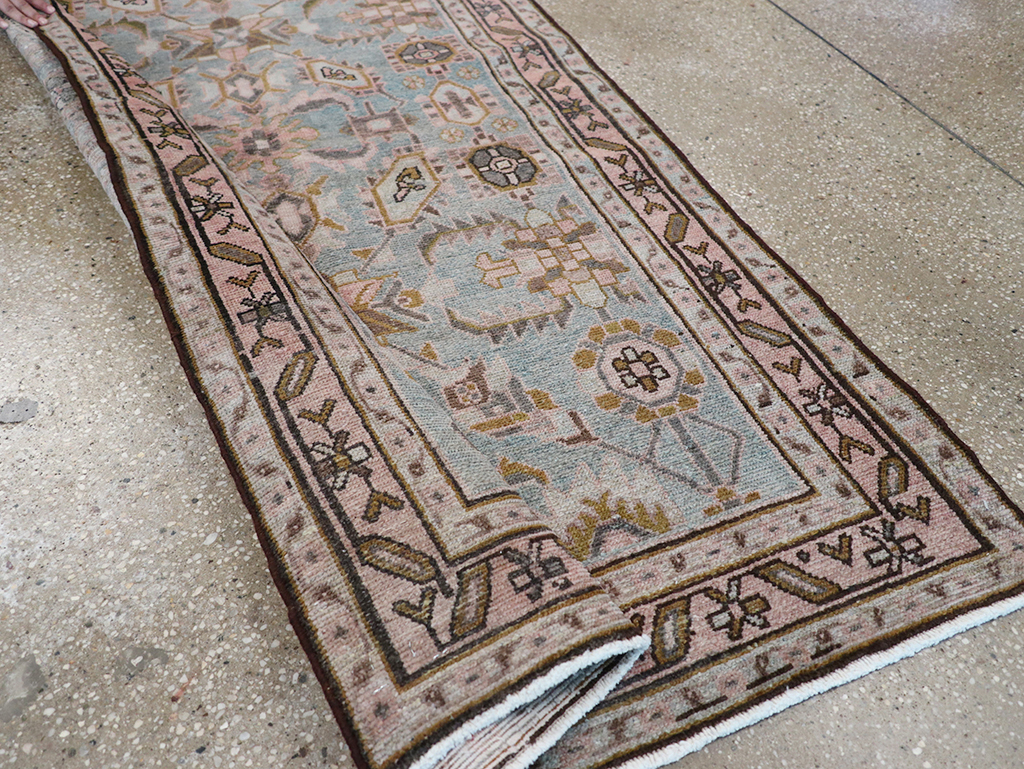 Vintage Persian Malayer Long Runner, No.32735 - Galerie Shabab