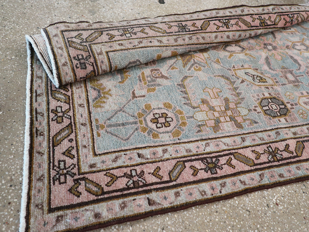 Vintage Persian Malayer Long Runner, No.32735 - Galerie Shabab