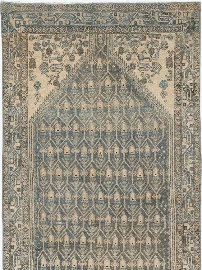 Vintage Persian Malayer Long Runner, No.32736 - Galerie Shabab
