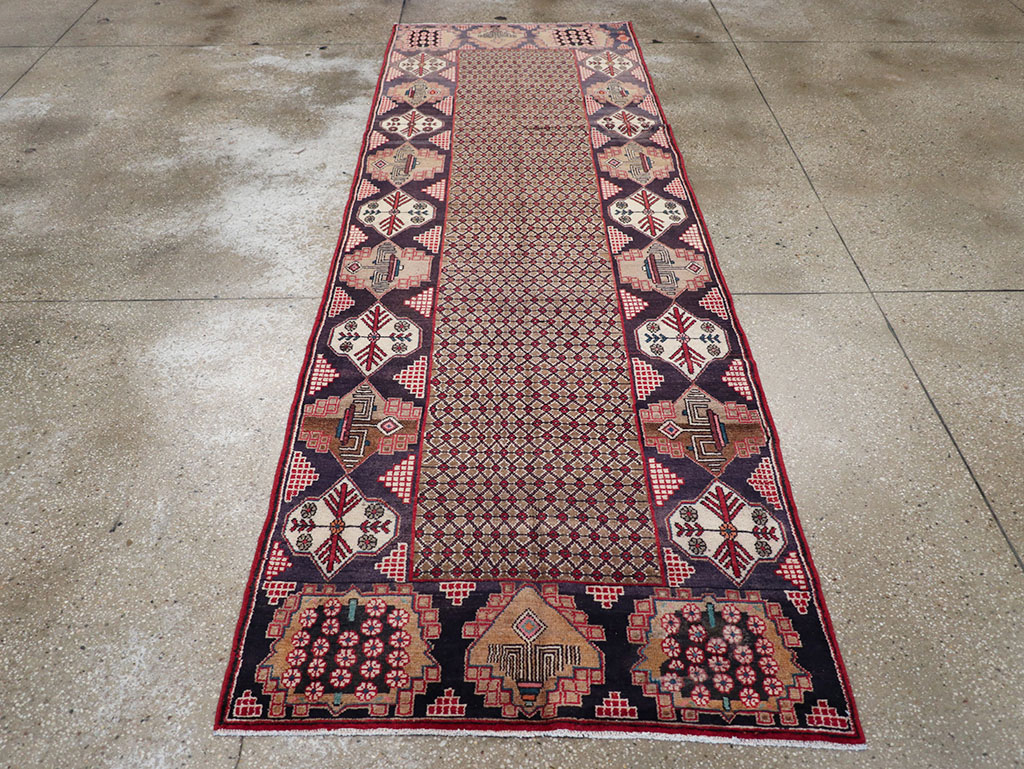 Vintage Persian Serab Gallery Rug, No.32738 - Galerie Shabab