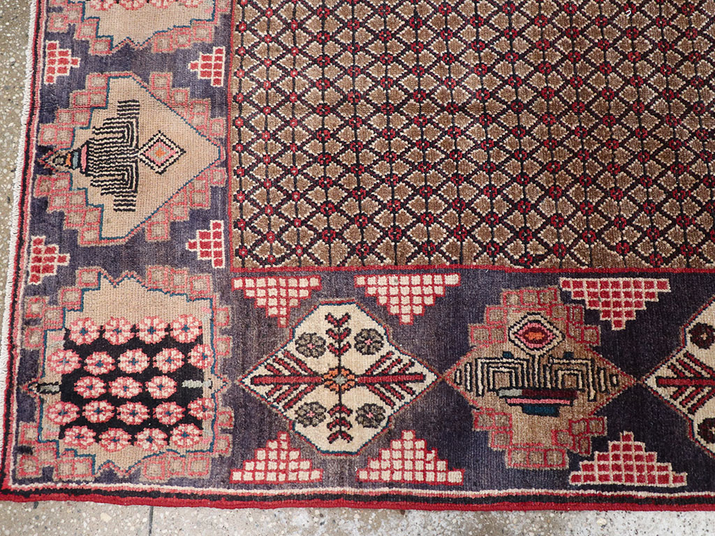 Vintage Persian Serab Gallery Rug, No.32738 - Galerie Shabab
