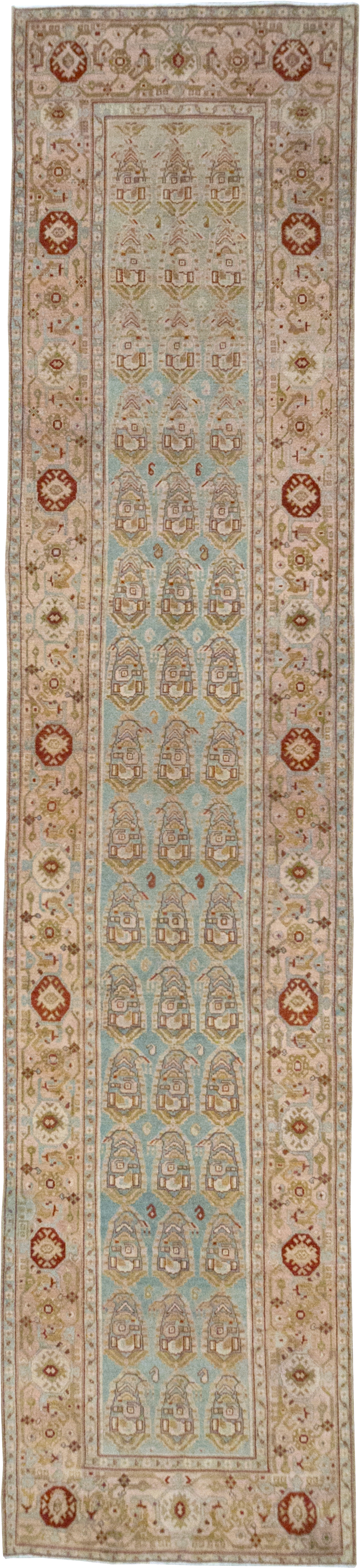 Vintage Persian Malayer Long Runner, No.32740 - Galerie Shabab