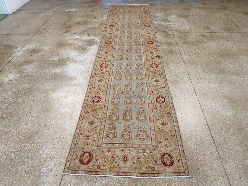 Vintage Persian Malayer Long Runner, No.32740 - Galerie Shabab