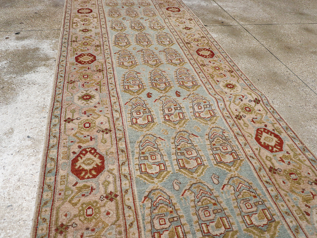 Vintage Persian Malayer Long Runner, No.32740 - Galerie Shabab