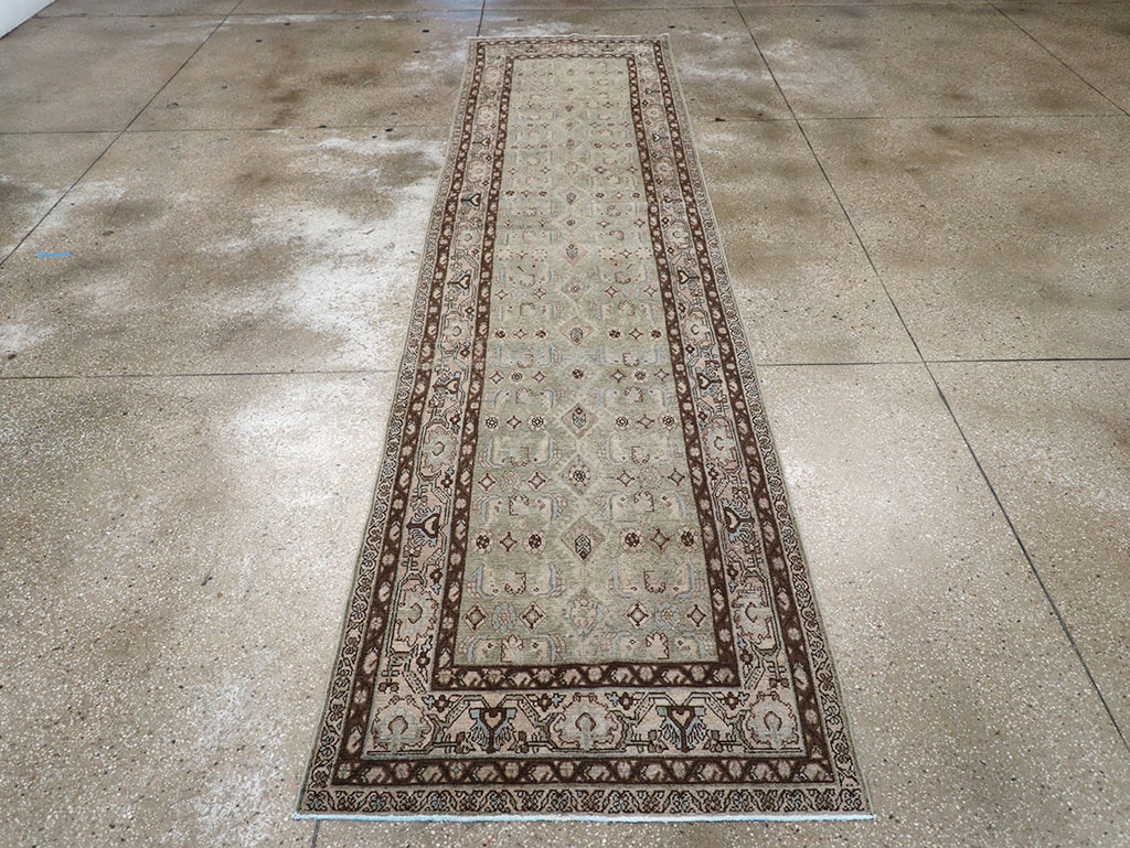 Vintage Persian Malayer Runner, No.32742 - Galerie Shabab