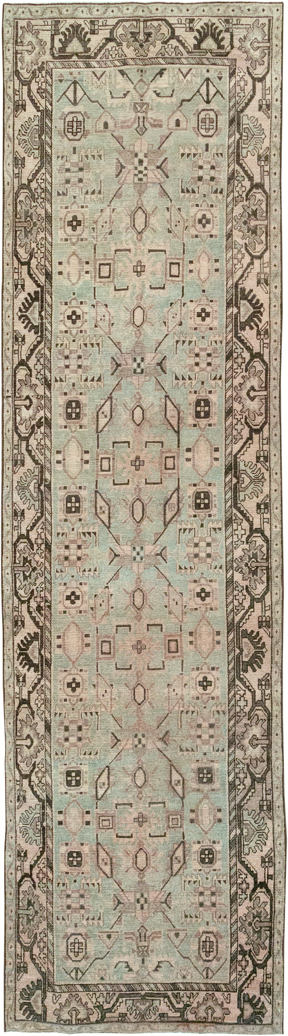 Vintage Persian Malayer Runner, No.32745 - Galerie Shabab