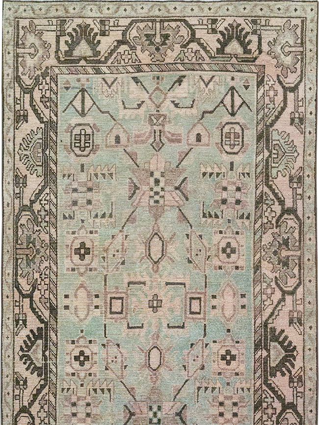 Vintage Persian Malayer Runner, No.32745 - Galerie Shabab
