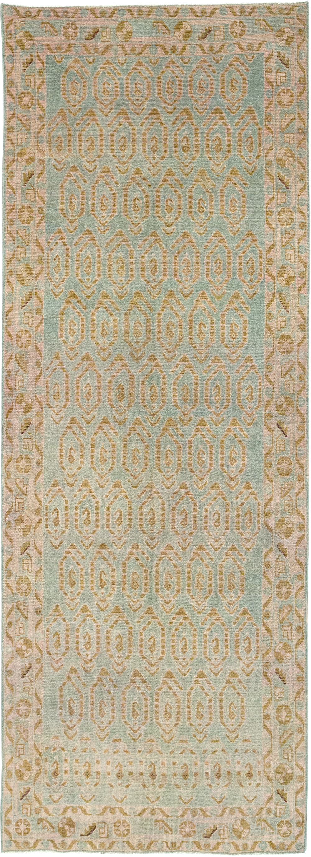 Vintage Persian Malayer Runner, No.32746 - Galerie Shabab