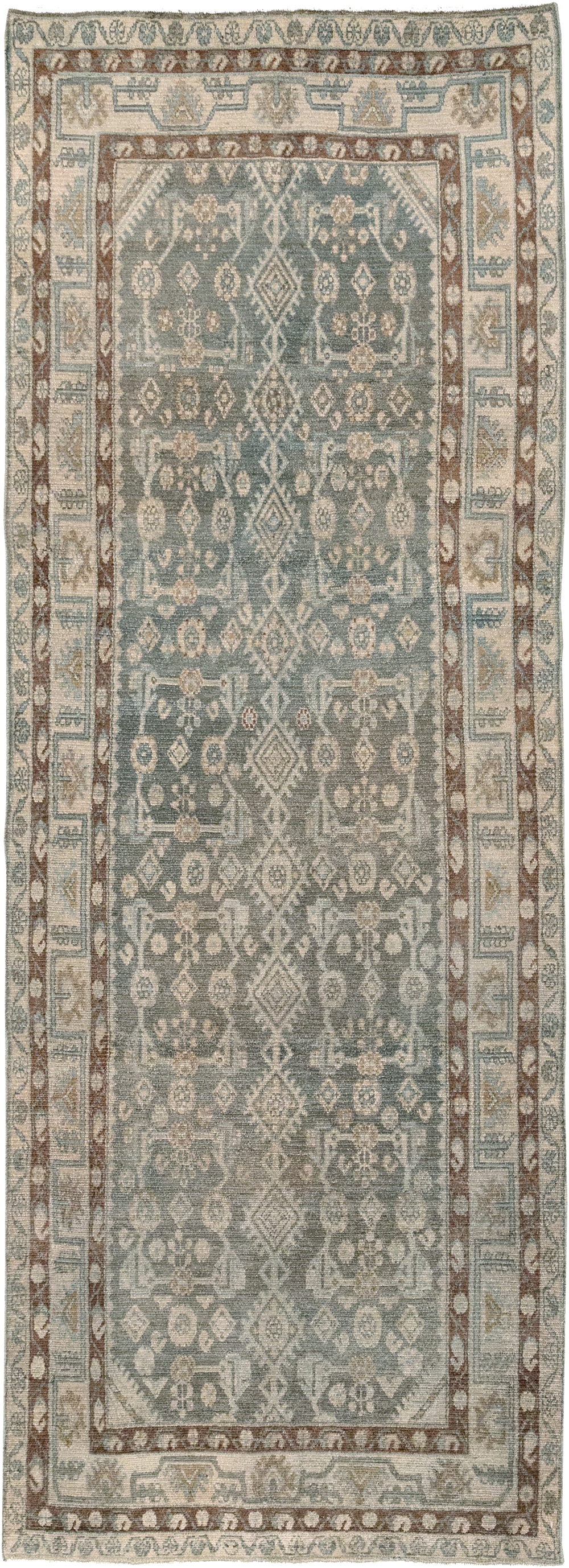 Vintage Persian Malayer Runner, No.32747 - Galerie Shabab