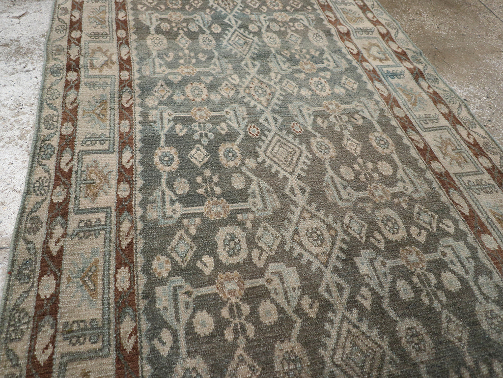 Vintage Persian Malayer Runner, No.32747 - Galerie Shabab