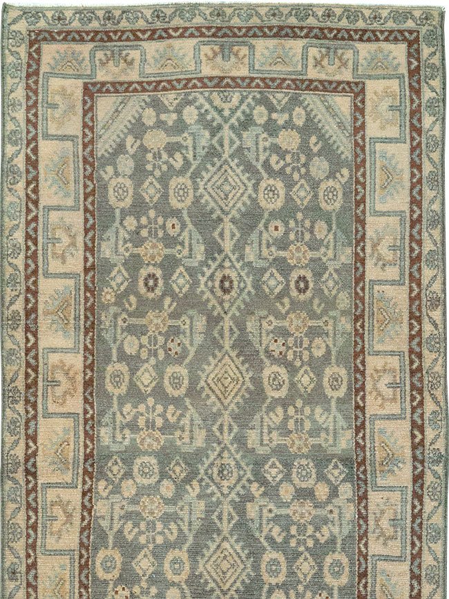 Vintage Persian Malayer Runner, No.32748 - Galerie Shabab