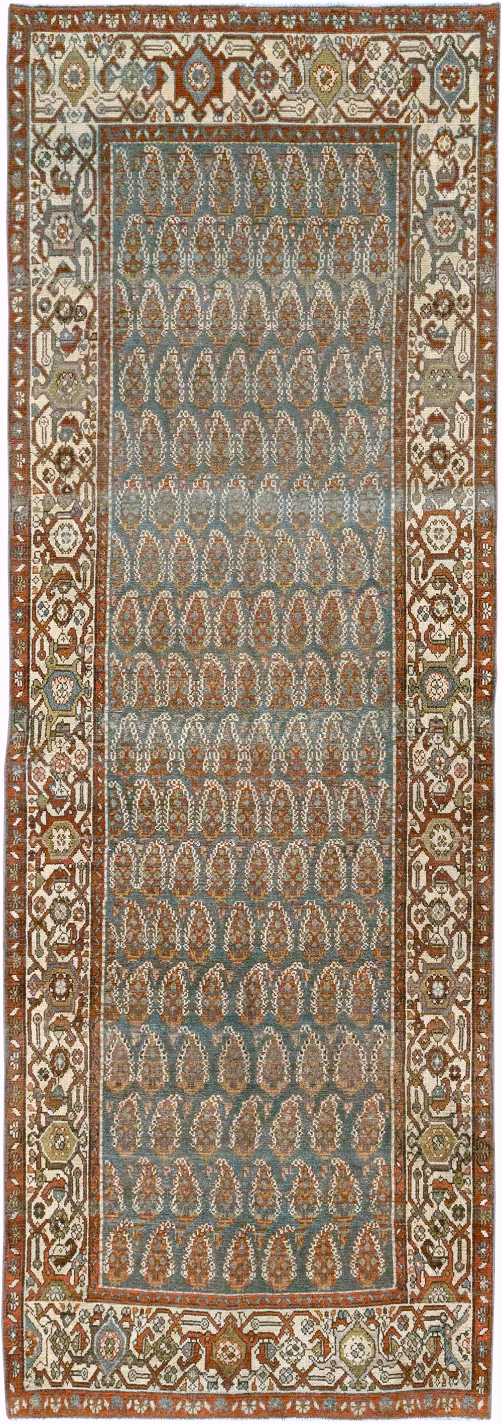 Vintage Persian Malayer Runner, No.32750 - Galerie Shabab