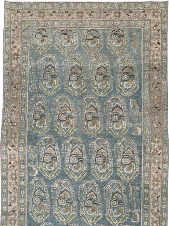 Vintage Persian Malayer Long Runner, No.32751 - Galerie Shabab