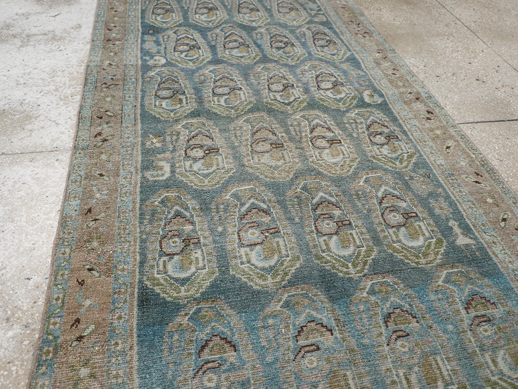 Vintage Persian Malayer Long Runner, No.32751 - Galerie Shabab