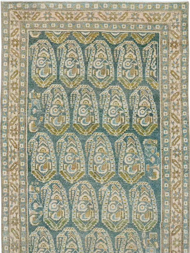 Vintage Persian Malayer Long Runner, No.32752 - Galerie Shabab