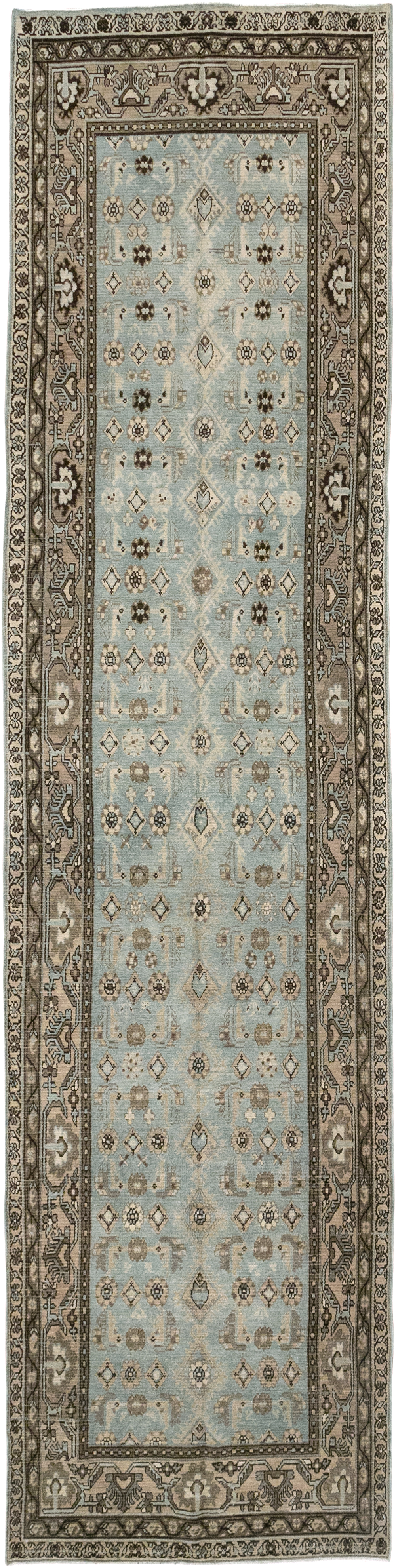 Vintage Persian Malayer Runner, No.32755 - Galerie Shabab