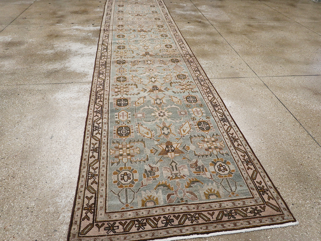 Vintage Persian Malayer Long Runner, No.32757 - Galerie Shabab