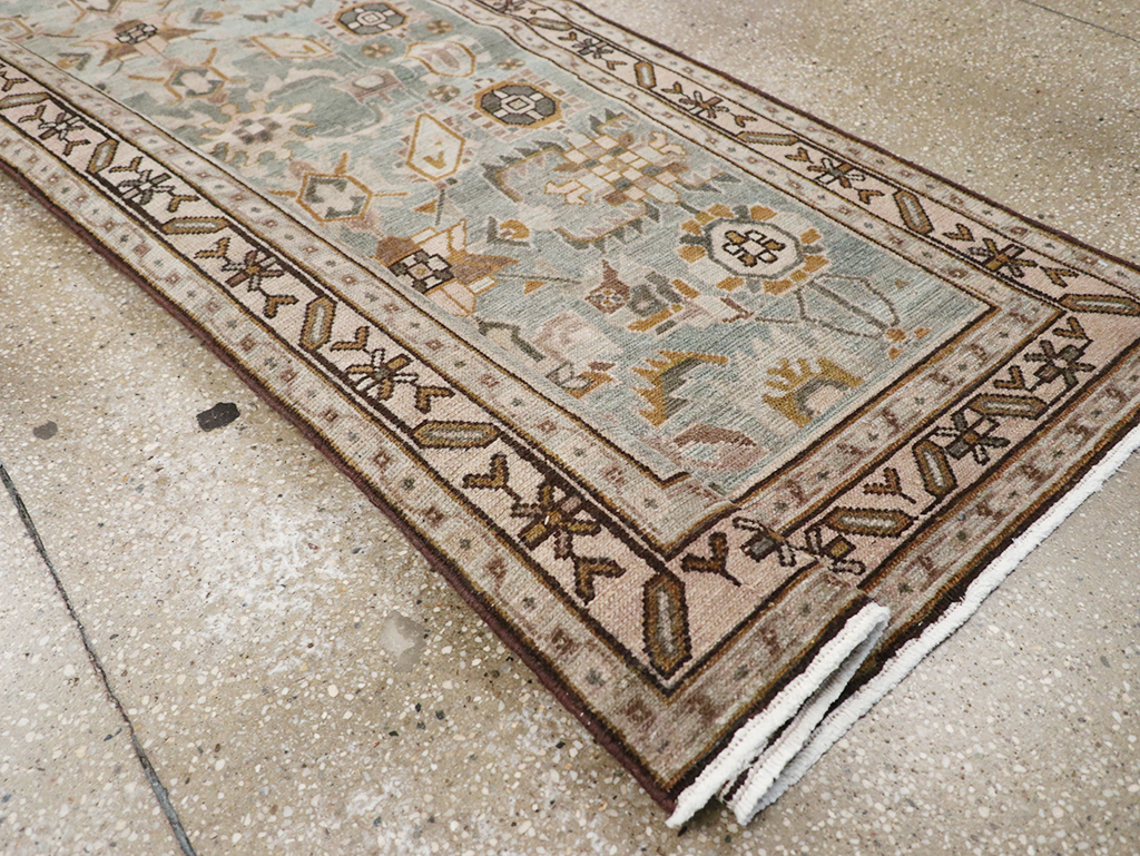 Vintage Persian Malayer Long Runner, No.32757 - Galerie Shabab