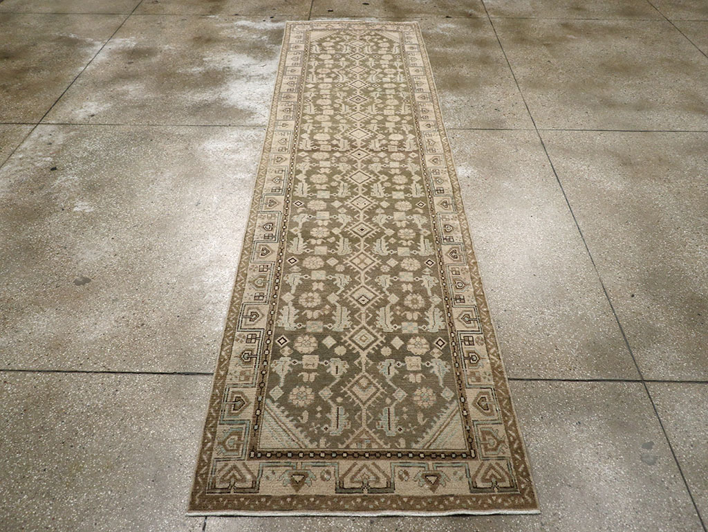 Vintage Persian Malayer Runner, No.32758 - Galerie Shabab