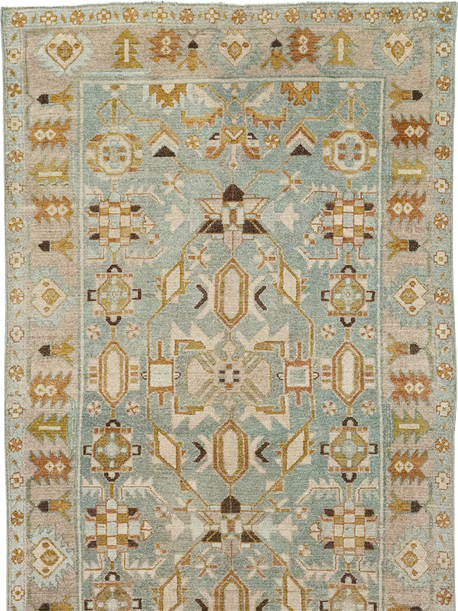 Vintage Persian Malayer Long Runner, No.32759 - Galerie Shabab