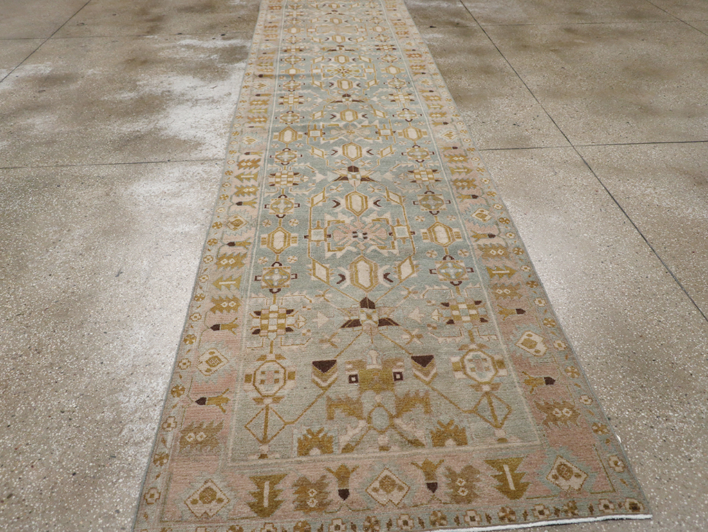 Vintage Persian Malayer Long Runner, No.32759 - Galerie Shabab