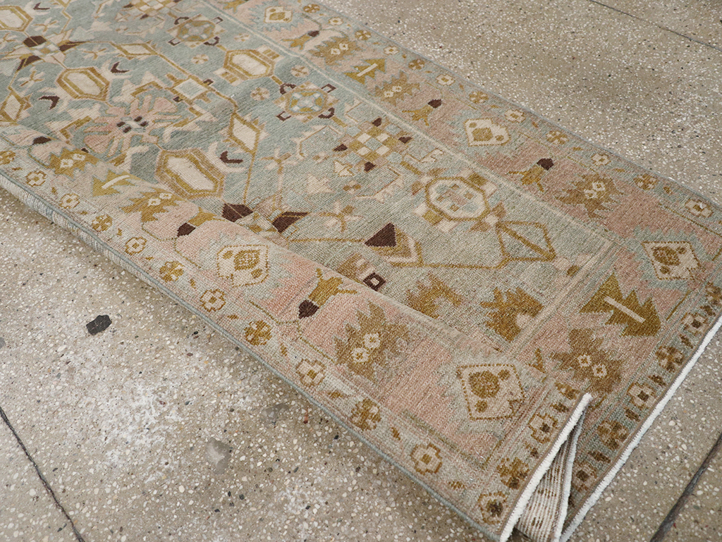 Vintage Persian Malayer Long Runner, No.32759 - Galerie Shabab