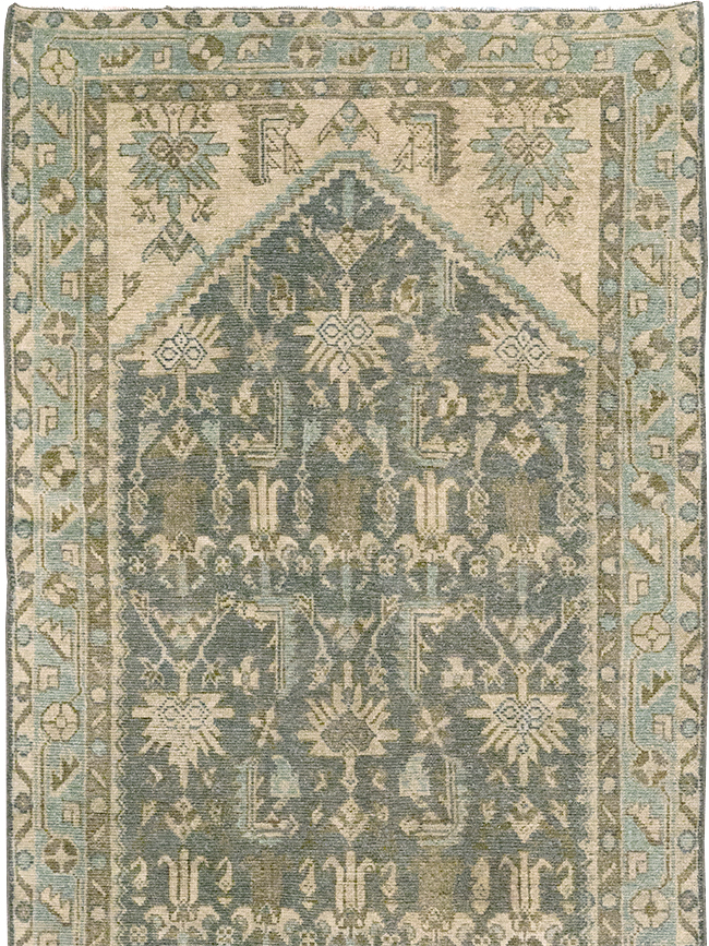 Vintage Persian Malayer Runner, No.32762 - Galerie Shabab