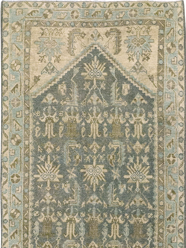 Vintage Persian Malayer Runner, No.32762 - Galerie Shabab