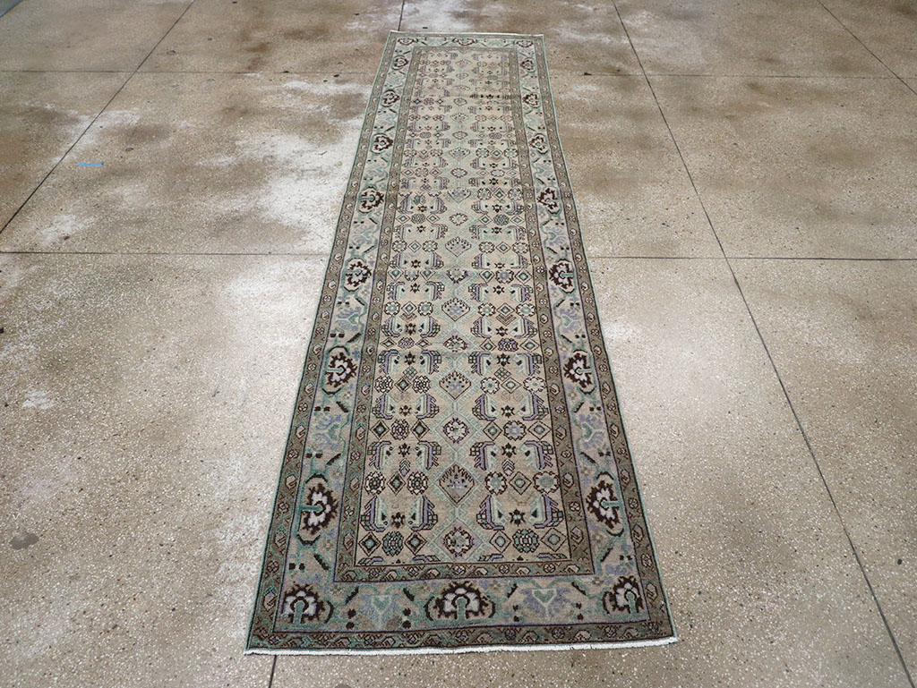 Vintage Persian Malayer Runner, No.32764 - Galerie Shabab