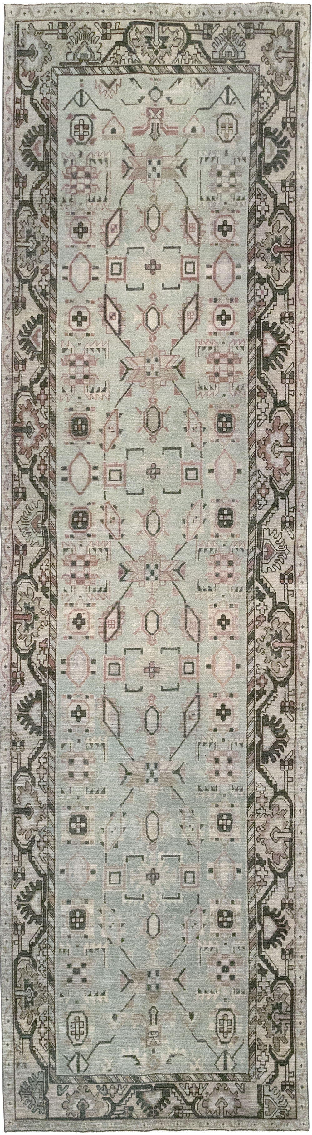 Vintage Persian Malayer Runner, No.32765 - Galerie Shabab