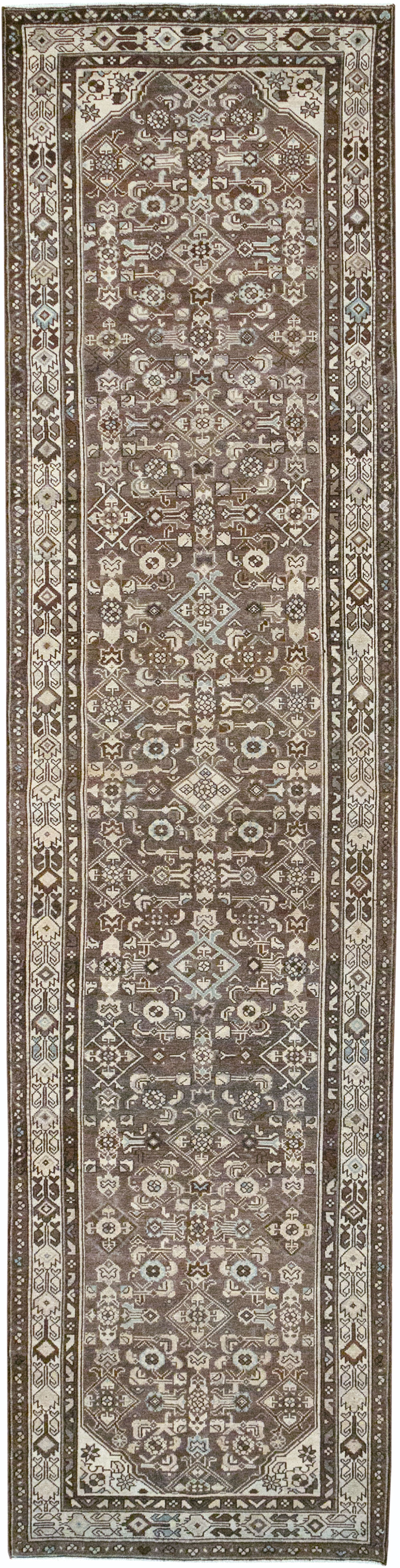 Vintage Persian Malayer Runner, No.32766 - Galerie Shabab