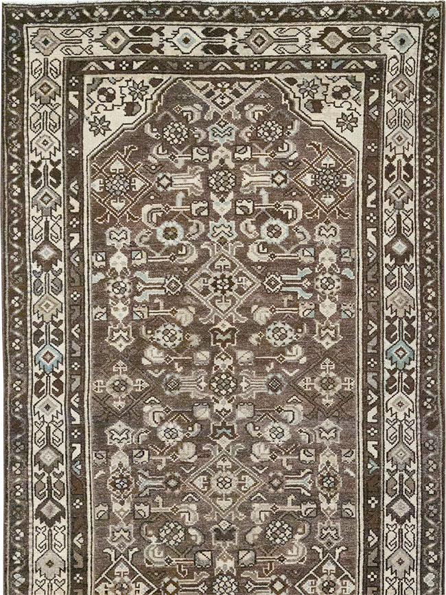 Vintage Persian Malayer Runner, No.32766 - Galerie Shabab