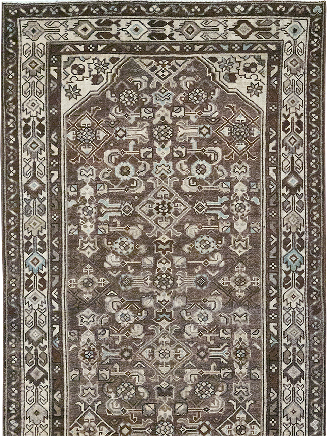 Vintage Persian Malayer Runner, No.32766 - Galerie Shabab