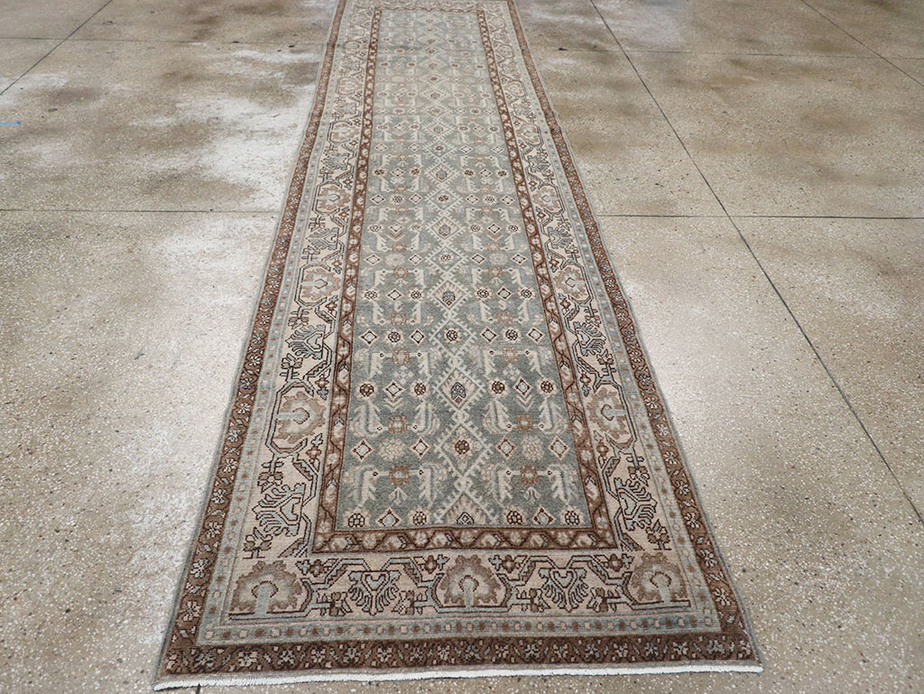Vintage Persian Malayer Runner, No.32767 - Galerie Shabab