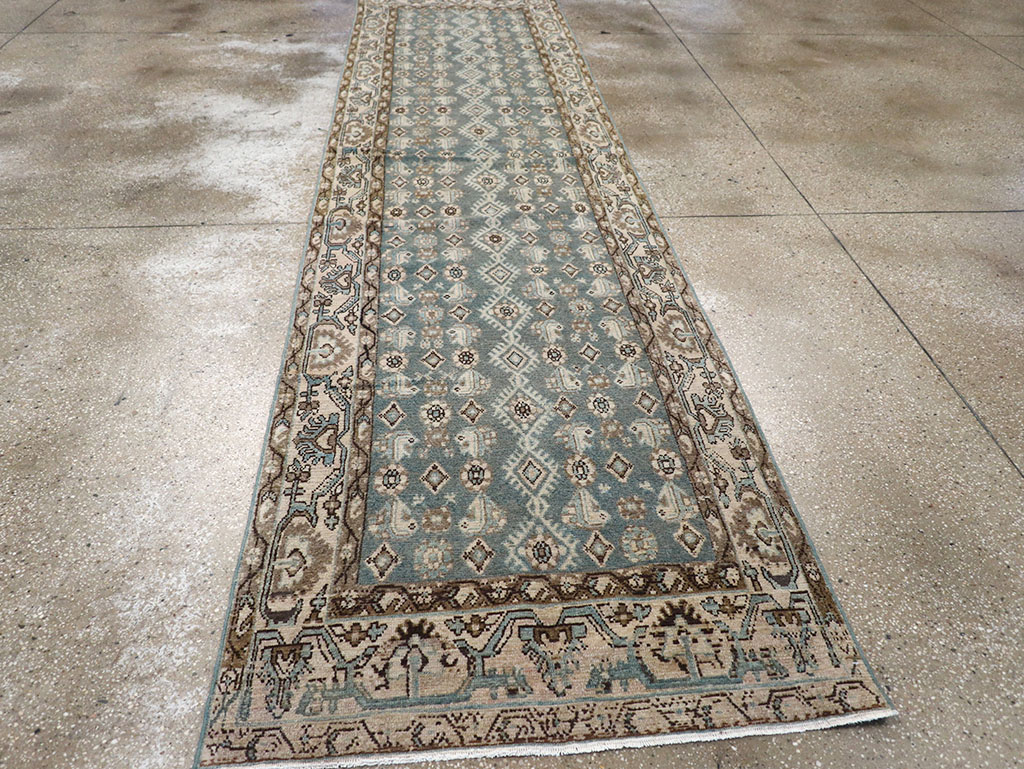 Vintage Persian Malayer Runner, No.32769 - Galerie Shabab