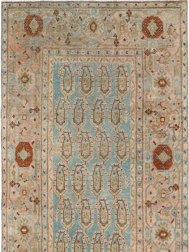 Vintage Persian Malayer Long Runner, No.32771 - Galerie Shabab