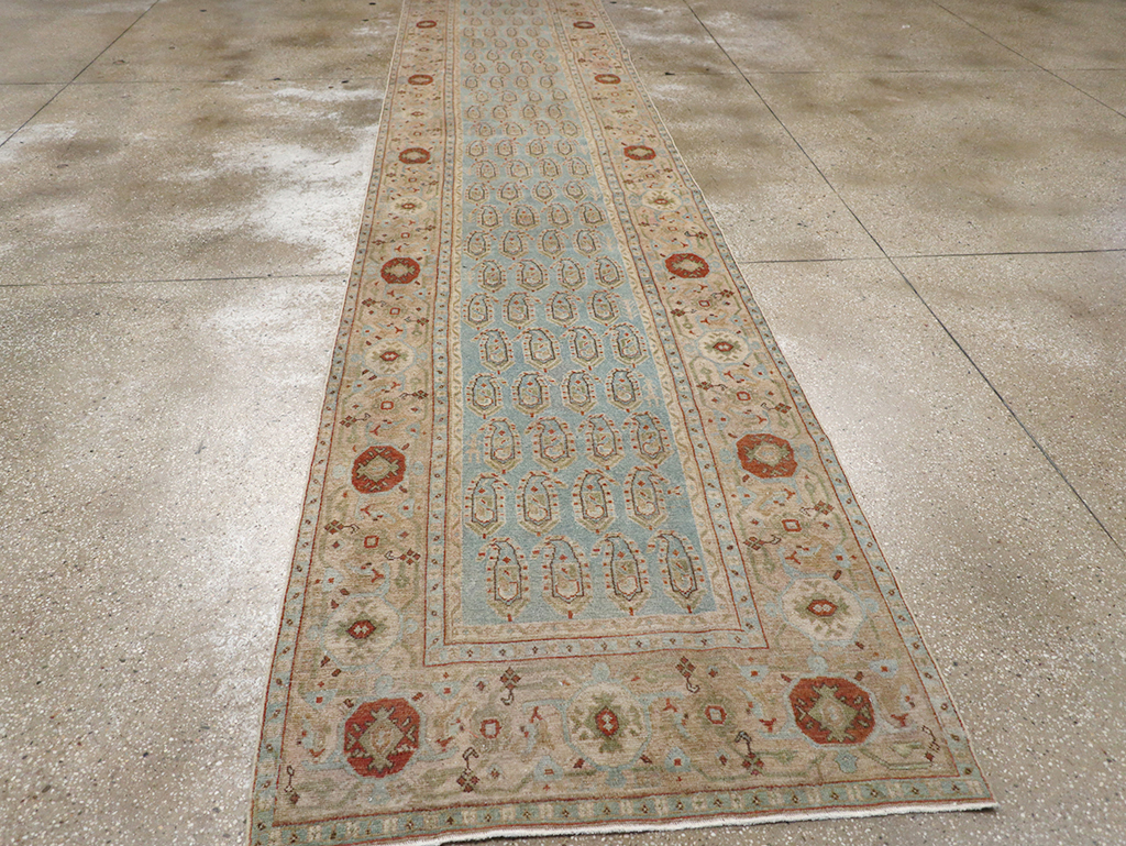 Vintage Persian Malayer Long Runner, No.32771 - Galerie Shabab