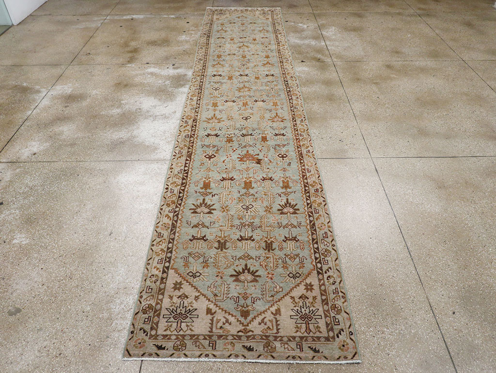 Vintage Persian Malayer Long Runner, No.32772 - Galerie Shabab
