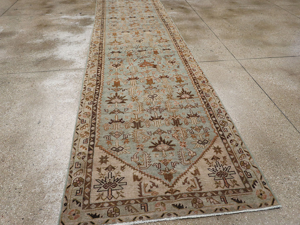 Vintage Persian Malayer Long Runner, No.32772 - Galerie Shabab
