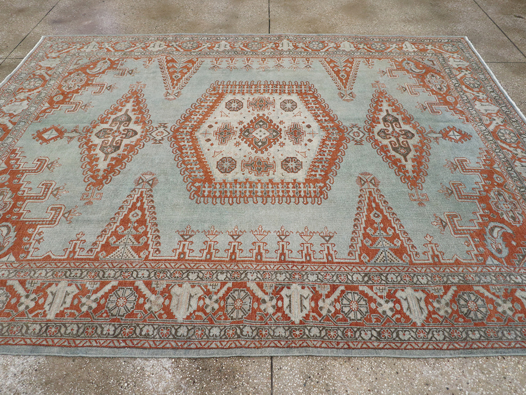 Vintage Persian Veece Accent Carpet, No.32774 - Galerie Shabab