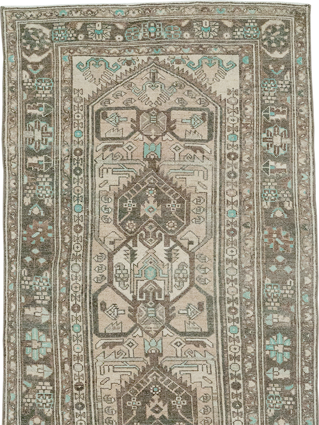 Vintage Persian Malayer Long Runner, No.32776 - Galerie Shabab