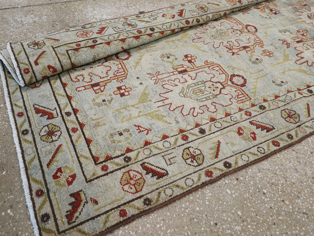 Vintage Persian Malayer Long Runner, No.32779 - Galerie Shabab