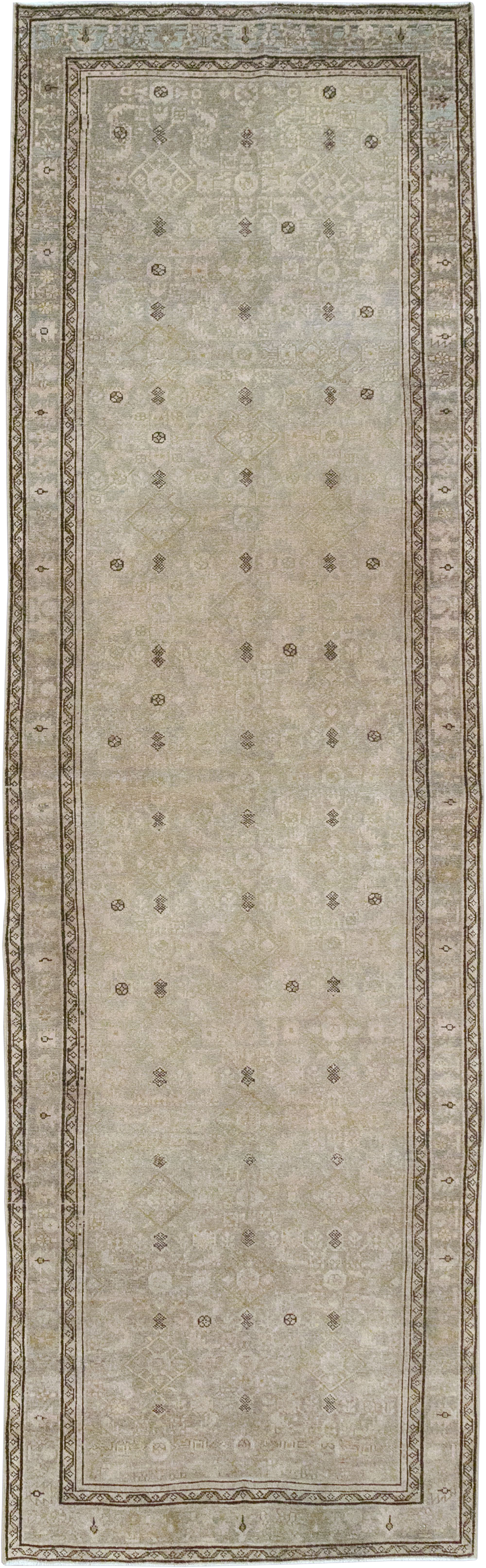Vintage Persian Malayer Runner, No.32780 - Galerie Shabab