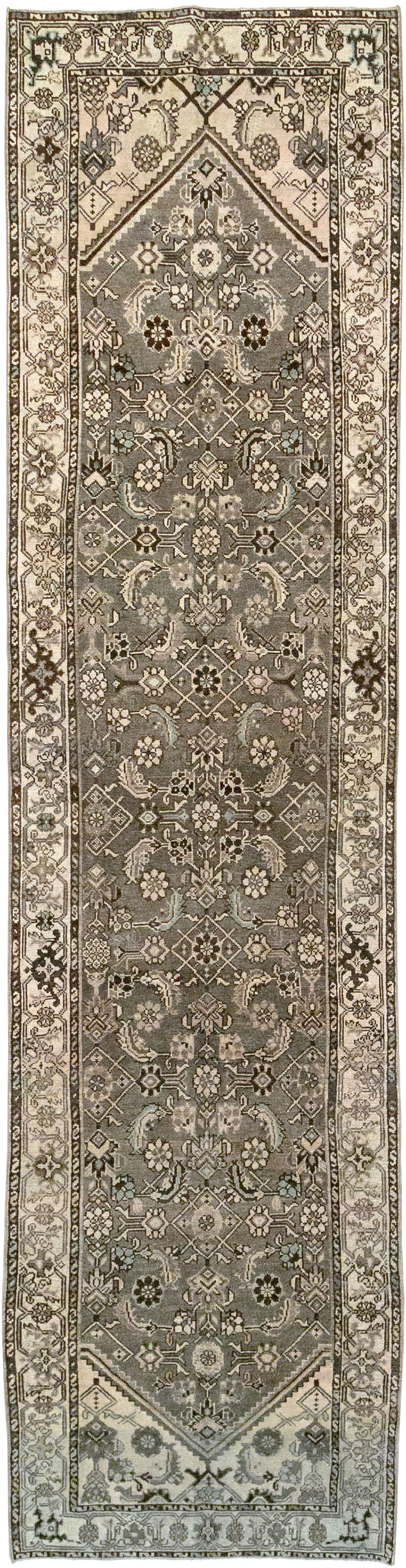 Vintage Persian Malayer Runner, No.32782 - Galerie Shabab