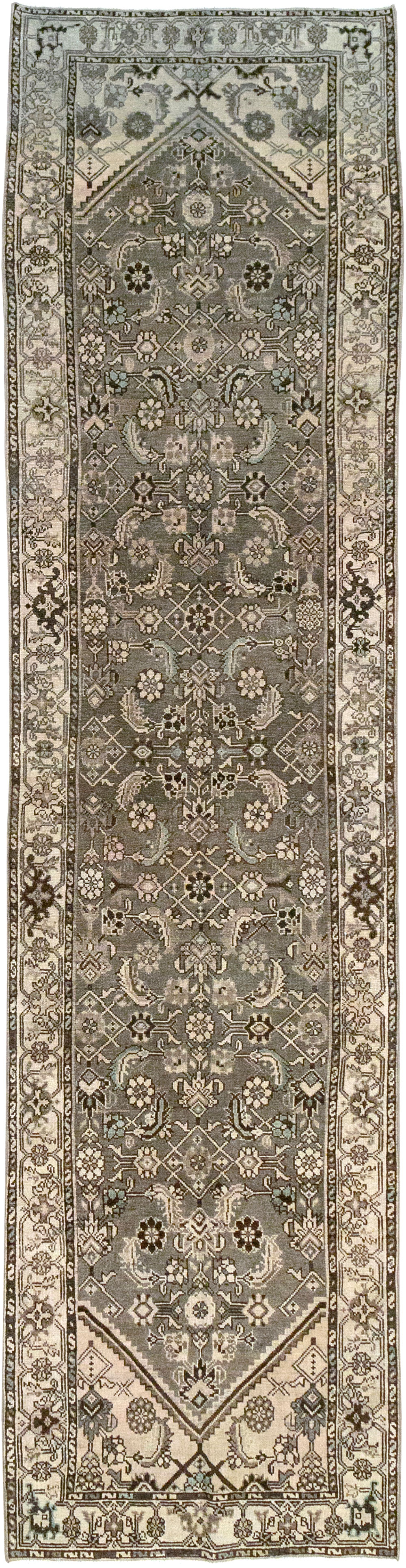 Vintage Persian Malayer Runner, No.32782 - Galerie Shabab
