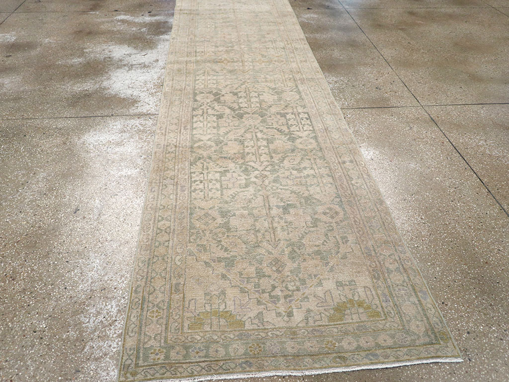 Vintage Persian Malayer Runner, No.32783 - Galerie Shabab